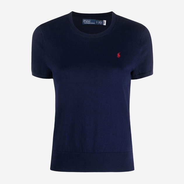 Koszulka damska bawełniana Polo Ralph Lauren prl211891673002 M Niebieski (3616851066910) - obraz 4
