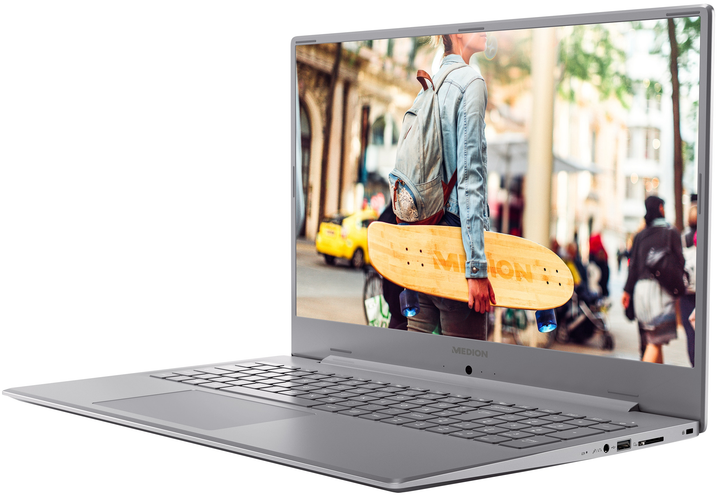 Ноутбук 17.3" Medion Akoya E17201 Intel Celeron N4020 RAM 8GB SSD 128GB Win11 Алюминиевый корпус (UKR) - изображение 4