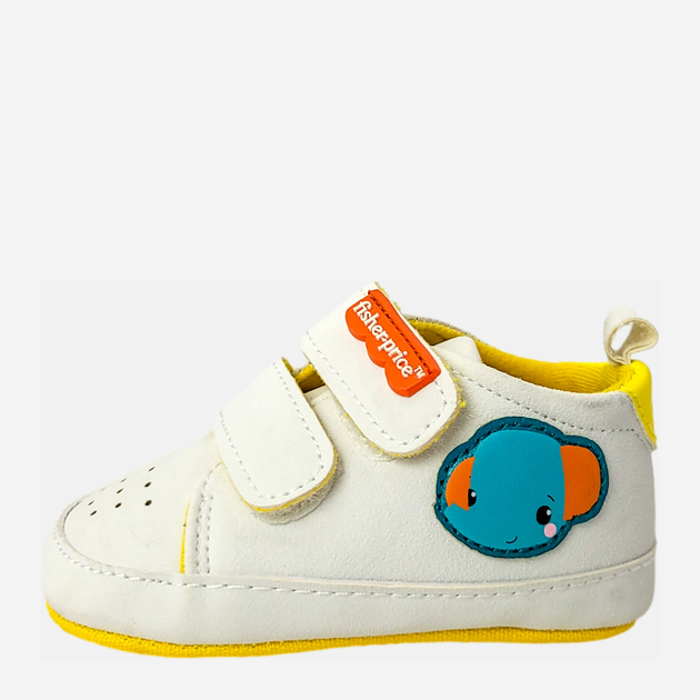 Buciki niechodki niemowlęce dla chłopca sneakersy Cool Club NBW1S22-LB122 18 Białe (5903977217400) - obraz 3