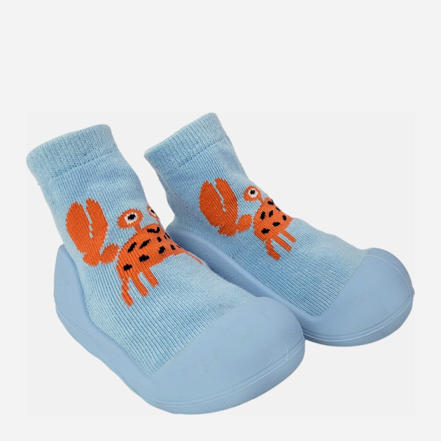 Дитячі текстильні тапочки для хлопчика Cool Club SOX1S22-CB396 25 Світло-сині (5903977303721) - зображення 2