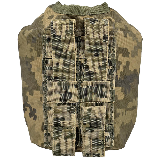 Чохол для фляги армійської 1л Molle Піксель IRR Cordura 500 D MELGO - зображення 2