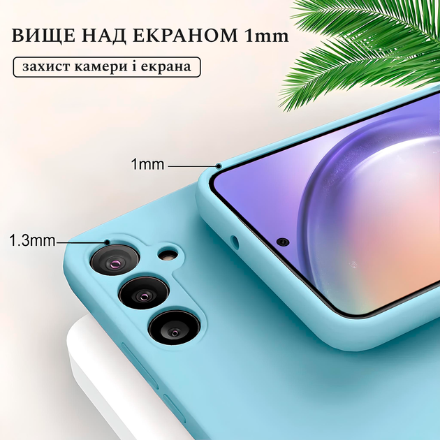 Чохол Silicone case Camera Protective Xiaomi Redmi Note 13 4G (13) фіолетовий Lilac - зображення 6