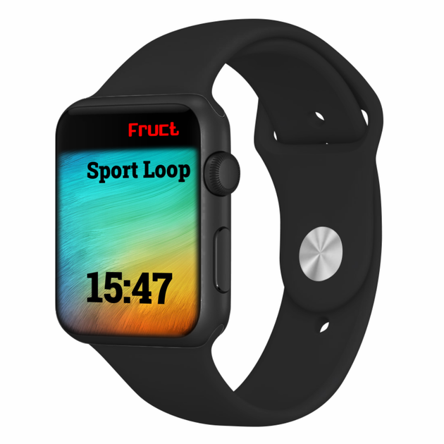 Силиконовый спортивный ремешок Fruct Sport Band для Apple Watch 42/44/45/46/49 mm (M/L) (18.5-22.5 см) Black - Фото 1 Силиконовый спортивный ремешок Fruct Sport Band для Apple Watch 42/44/45/46/49 mm (M/L) (18.5-22.5 см) Black - изображение 1