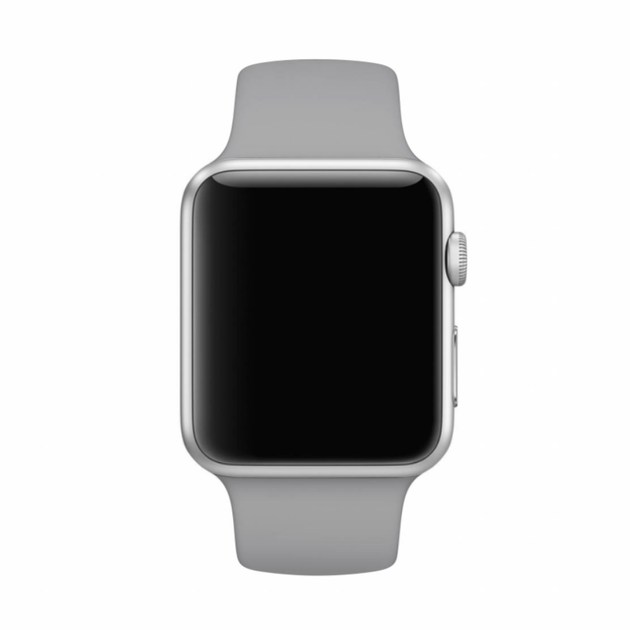 Силіконовий спортивний ремінець Fruct Sport Band для Apple Watch 42/44/45/46/49 mm (S/M) (16-20 см) Concrete - Фото 4 Силіконовий спортивний ремінець Fruct Sport Band для Apple Watch 42/44/45/46/49 mm (S/M) (16-20 см) Concrete - зображення 4
