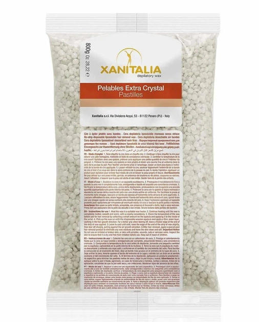 Віск у гранулах для депіляції Xanitalia Crystal White Quartz, 800 гр - Фото 1 Віск у гранулах для депіляції Xanitalia Crystal White Quartz, 800 гр - изображение 1