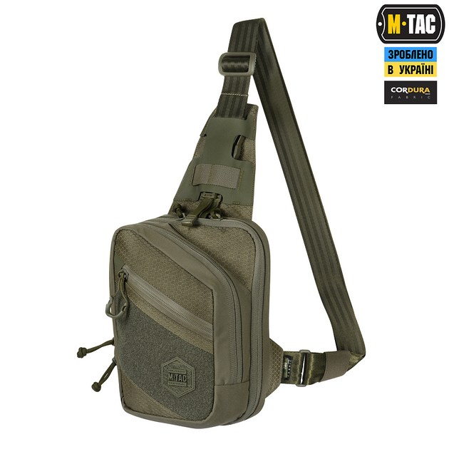 Сумка M-Tac Sling Pistol Bag Elite Hex с липучкой Ranger Green - изображение 1