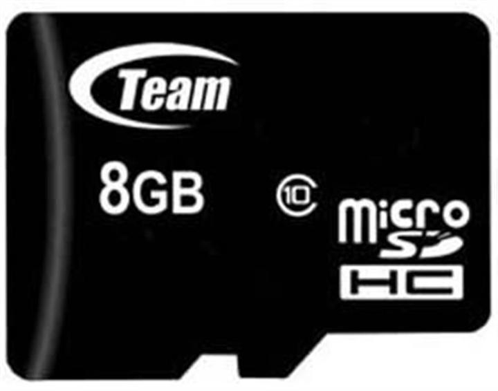 Карта памяти Team + SD-adapter (TUSDH8GCL1003) - изображение 2