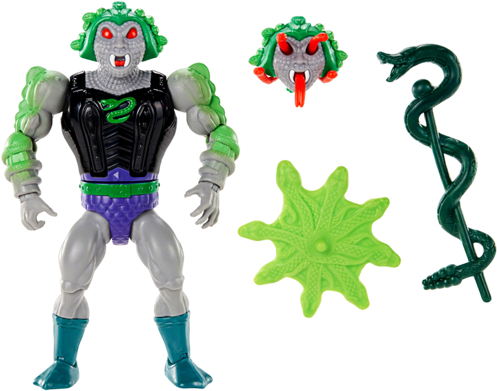 Ігрова фігурка Mattel Masters of the Universe Origins Actionfigur Deluxe Snake Face 14 см (0194735104093) - зображення 1