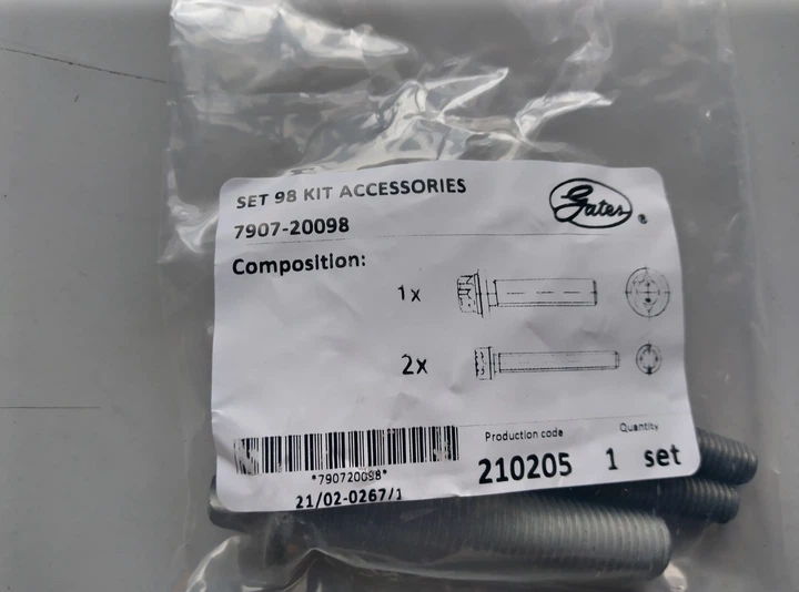 К-кт ГРМ GATES K015603XS CHEVROLET AVEO T-300, CRUZE - зображення 7