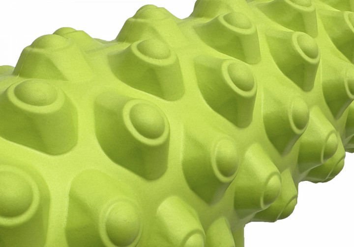 Массажный ролик EasyFit Grid Roller Extreme 33 см Салатовый - изображение 3