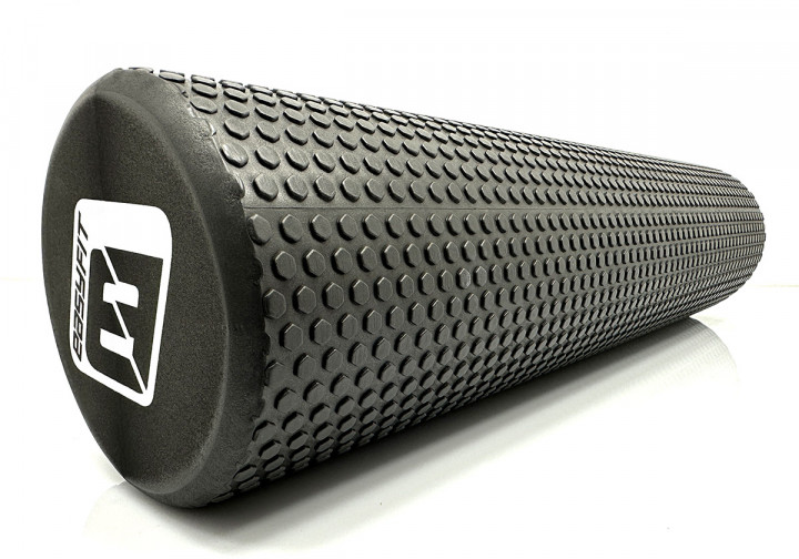 Массажный ролик EasyFit Foam Roller 60 см Черный - изображение 2