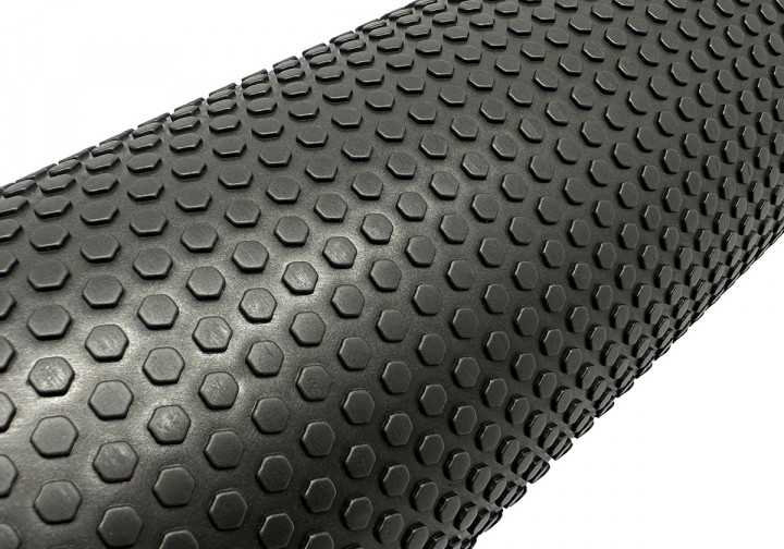 Массажный ролик EasyFit Foam Roller 60 см Черный - изображение 3