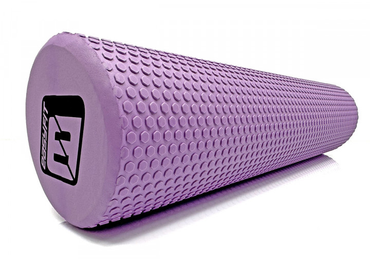 Массажный ролик EasyFit Foam Roller 60 см Фиолетовый - изображение 2