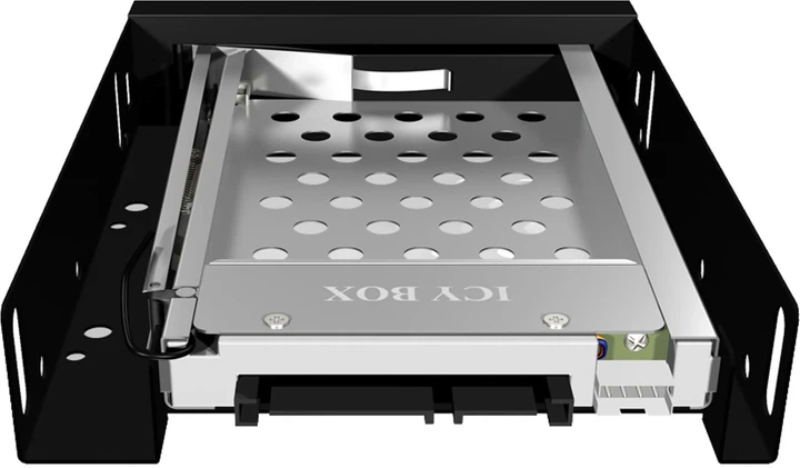 Внутрішня кишеня Icy Box IB-2216StS 2.5" SATA Black (4250078185543) - зображення 4