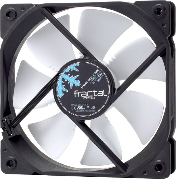 Wentylator Fractal Design Dynamic X2 GP-12 PWM Biały/czarny (7340172700166) - obraz 1