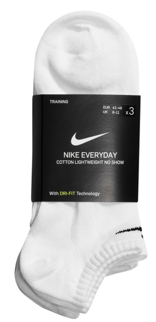 Zestaw skarpet Nike U Nk Everyday Ltwt Ns 3pr SX7678-100 34-38 3 pary Biały (888407239274) - obraz 3