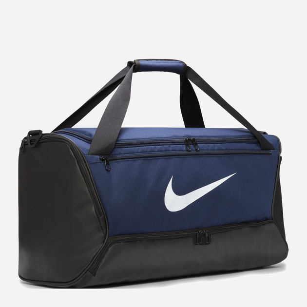 Спортивна сумка тканинна Nike BRSLA XS DUFF 9.5 DH7710-410 Темно-Синя/Чорна/Біла (0195244773404) - зображення 5