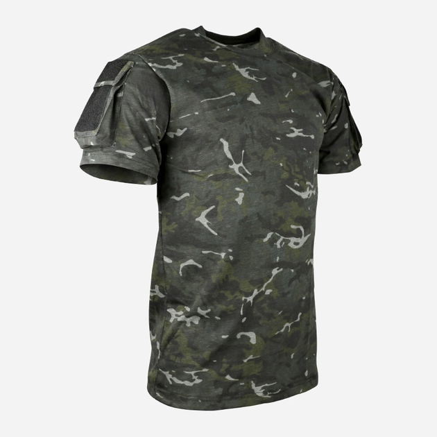 Тактична футболка Kombat UK TACTICAL T-SHIRT M Мультикам Чорна (kb-tts-btpbl-m) - зображення 2