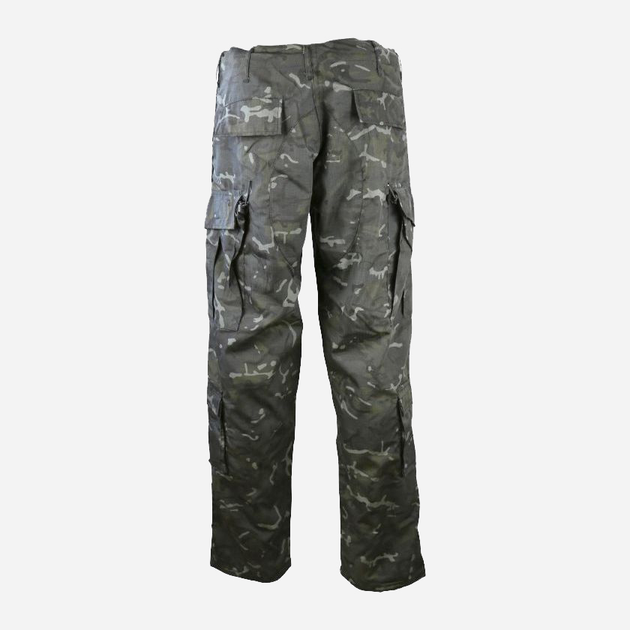 Тактические штаны Kombat UK ACU Trousers XXL Мультикам Черные (kb-acut-btpbl-xxl) - изображение 1