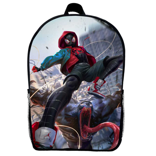 Рюкзак Человек Паук (School Gear bag Spider Men 021) черный, 39 х 27 х ...
