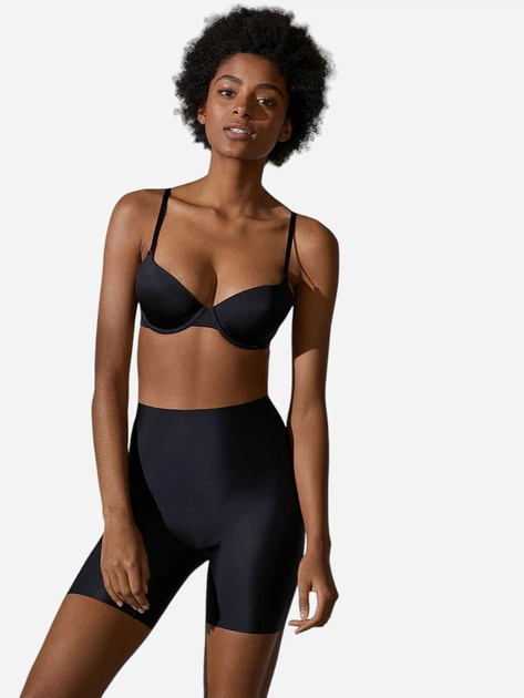 Утягивающие шорты женские высокой посадки больших размеров H&M 0278811_02 XL Черные (KAY2000001528709) - Фото 4 Утягивающие шорты женские высокой посадки больших размеров H&M 0278811_02 XL Черные (KAY2000001528709) - изображение 4