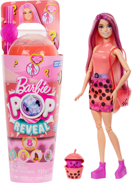 Lalka Barbie Pop Reveal Mango Seria Bubble Tea (194735191277) - obraz 1