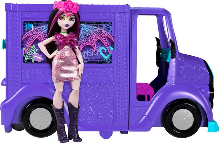 Zestaw Monster High Koncertowy Food Truck + Lalka (194735230358) - obraz 1