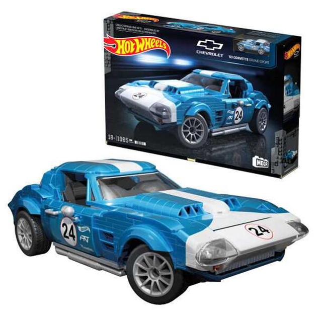 Конструктор Mega Hot Wheels Corvette Grand Sport 1963 Колекційний автомобіль для складання (194735221813) - зображення 1