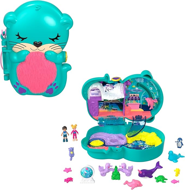 Zestaw kompaktowy Polly Pocket Akwarium Delfina (0194735217793) - obraz 1