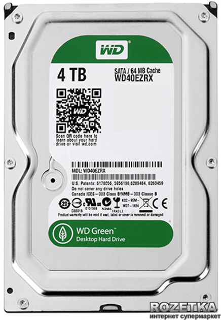 外付けHDD 4TB （WD GReen　WD40EZRX　ロジテックケース入） 外付けHDD 4TB （WD GReen WD40EZRX ロジテックケース入