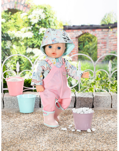 Набір одягу для ляльок Baby Annabell захист від дощу 43 см (4001167706718) - зображення 4