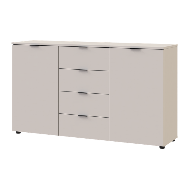 Комод Doros Рон 5 2 фасада 4 шухляды Кашемир 140х38х81 (41516047) - изображение 4