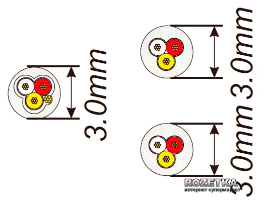 ProLink 4pin 3.5 mm Stereo Plug to 4pin 2 x 3.5 mm Stereo Sockets 0.3 м Cable (PB155-0030) - Фото 7 ProLink 4pin 3.5 mm Stereo Plug to 4pin 2 x 3.5 mm Stereo Sockets 0.3 м Cable (PB155-0030) - изображение 7