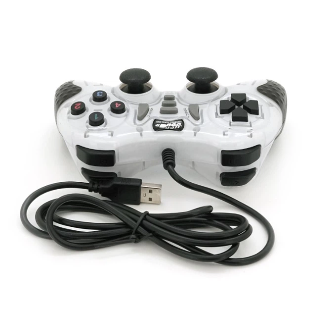 Геймпад джойстик Microkingdom 8700 DoubleShock USB White - изображение 2