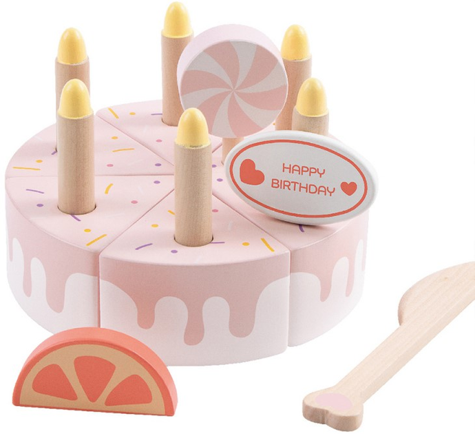 Торт Classic World Wooden Birthday Cake зі свічками (6927049055652) - зображення 2