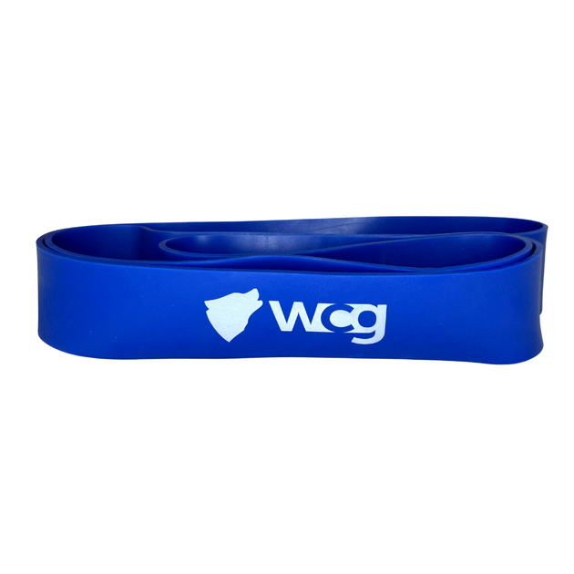Резинка-еспандер для тренувань та фітнесу WCG Level 5 64 мм 30-90 кг (W-4030BL-1) - зображення 2