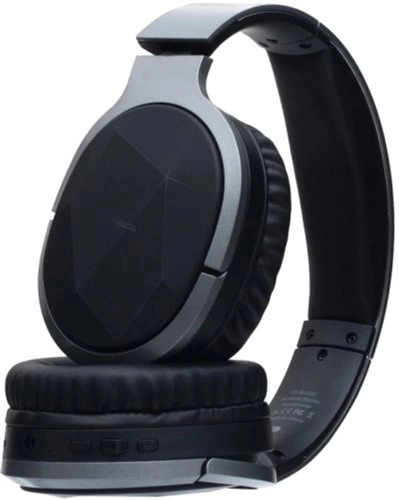 Навушники накладні безпроводні Bluetooth Proda PD-BH200 Maiku темно-сірі - Фото 3 Навушники накладні безпроводні Bluetooth Proda PD-BH200 Maiku темно-сірі - изображение 3