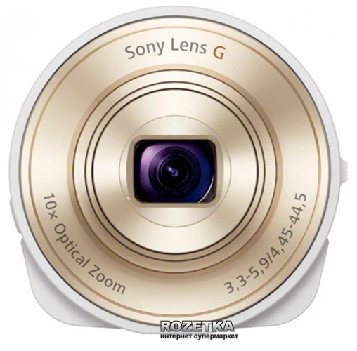 【ぽよすけ】ソニー デジカメ DSC-QX10 ホワイト 新品 Фотоаппарат Sony DSC-QX10 White купить на ROZETKA | Отличная цена