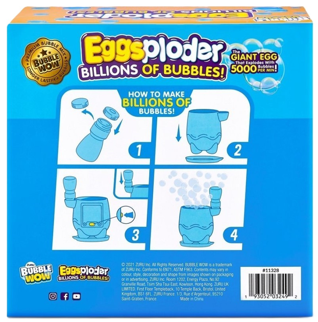 Maszyna do produkcji baniek Zuru Bubble Eggsploder (193052032492) - obraz 5
