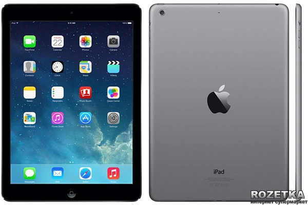 Планшет Apple A1474 iPad Air Wi-Fi 16GB (MD785TU) Space Gray
