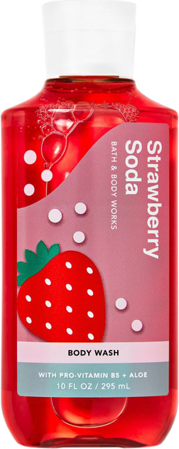 Акція на Гель для душу Bath&Body Works Body Wash with Pro-Vitamin B5+ Aloe Strawberry Soda 295 мл від Rozetka