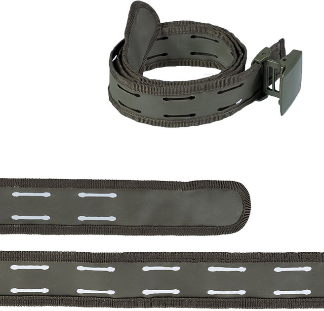 Брючний ремень MIL-TEC Sturm Laser Cut Quick Release Belt OD13121801[1270] 130 см Olive Drab (4046872402159) - зображення 2