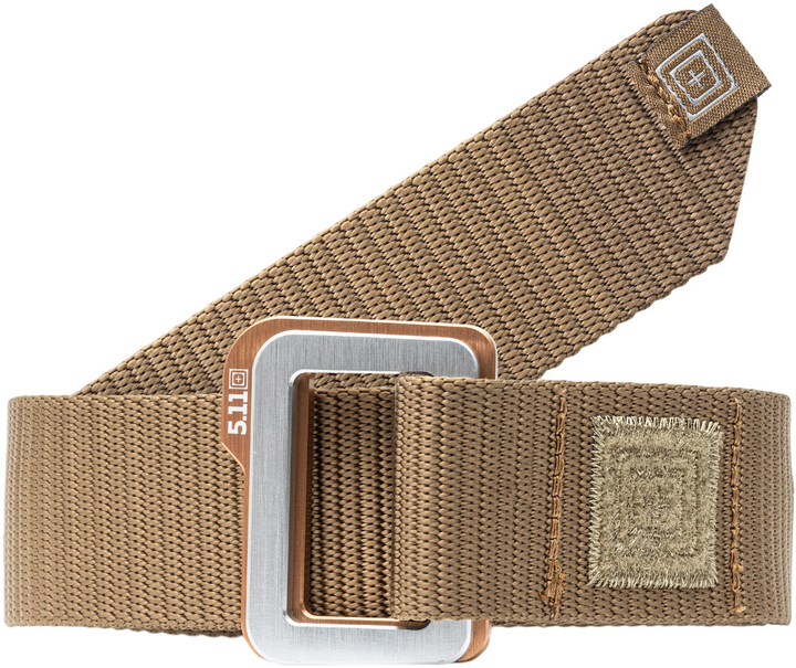 Пояс тактичний 5.11 Tactical Traverse Double Buckle Belt 59510-134[134] 2XL Kangaroo (888579534474) - зображення 1