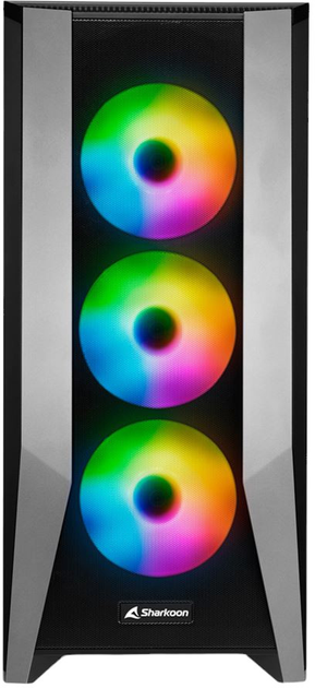 Корпус Sharkoon TG7M RGB Midi-Tower E-ATX Black (4044951035069) - зображення 2