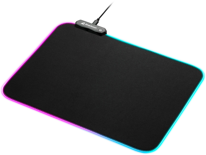 Podkładka gamingowa Sharkoon 1337 RGB V2 Gaming Mat Black (4044951029976) - obraz 2