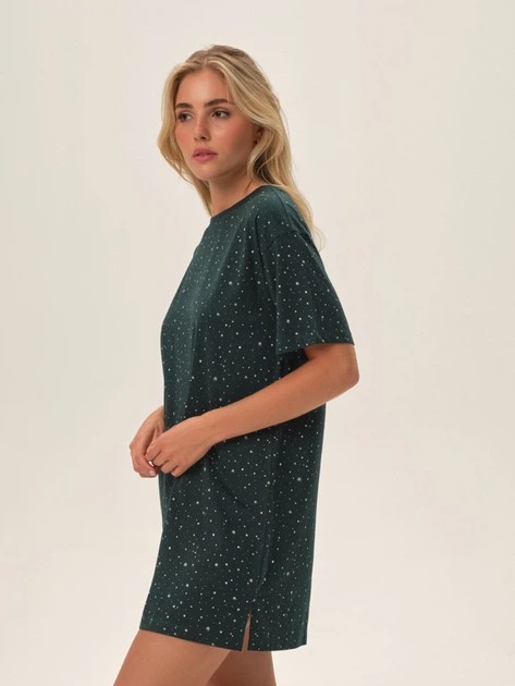 Koszula nocna damska Henderson 41890-79X S Ciemnozielona (5903972330852) - obraz 3