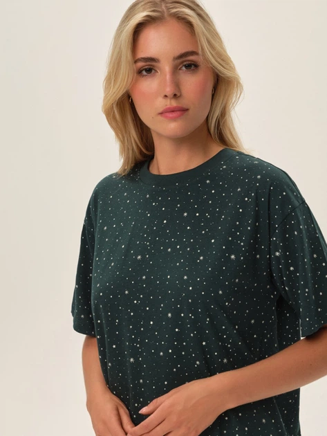 Koszula nocna damska Henderson 41890-79X L Ciemnozielona (5903972330876) - obraz 4