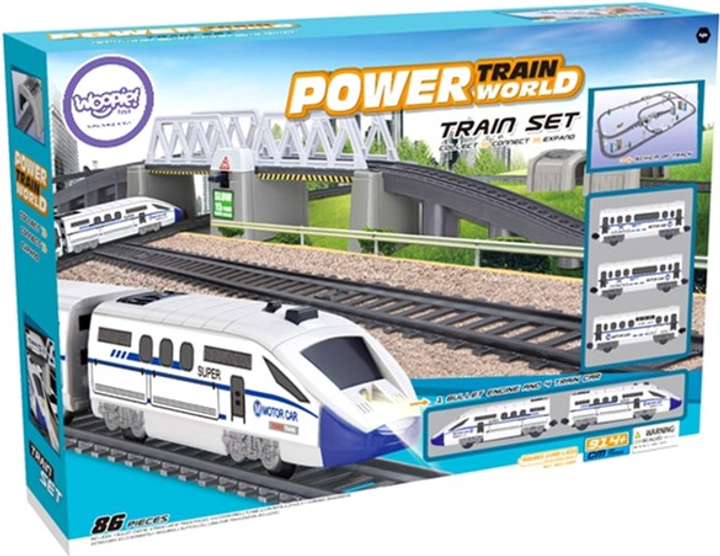 Zestaw do zabawy Woopie Electric Train Tor Most (0716053830531) - obraz 1