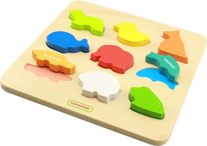 Сортер Masterkidz Montessori Тварини Різнокольорові (6955920000613) - зображення 6