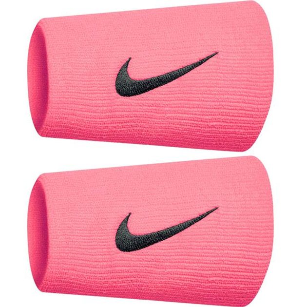 Frotki na nadgarstek Nike Swoosh Wristbands N0001586677OS 2 szt (887791333254) - obraz 1